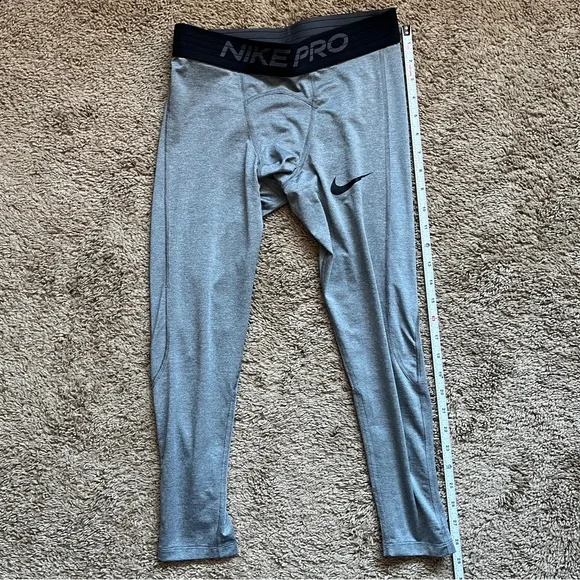 Mens Nike Pro Dri-Fit 3/4 Compression Pants Small Mens Nike Leggings - Picture 4 of 10